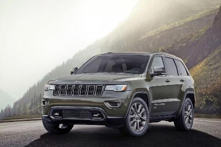 Jeep 75th Anniversary Special Edition Modelle