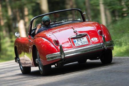 Jaguar XK 150 S OTS, Heckansicht