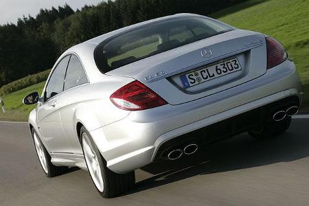 Das CL 63 AMG Coupé ist schon optisch ein Trumm von einem Auto.