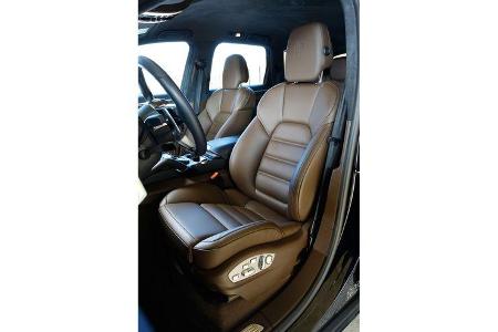 Porsche Cayenne Turbo S, Fahrersitz