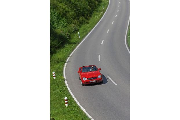 Mercedes SLK 200, Draufsicht