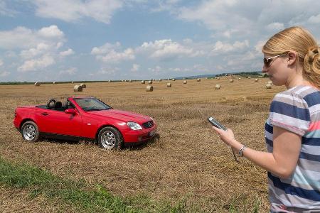 Mercedes SLK 200, Seitenansicht
