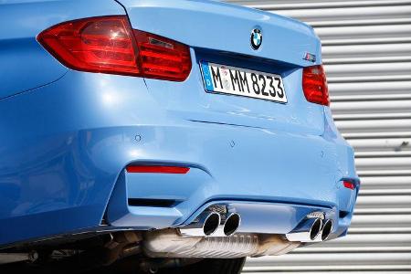 BMW M3, Heck, Auspuff, Endrohre