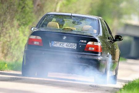 BMW M5 E39, Heckansicht, Kavalierstart