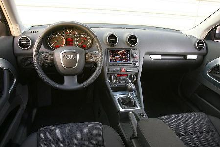Ãbersichtliches, gut verarbeitetes Cockpit.