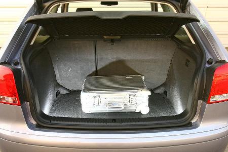 Das Ladevolumen des A3 beträgt 350 Liter.