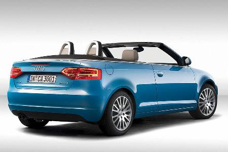 Der offene A3 rennt bis zu 231 km/h schnell.
