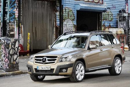 Der GLK ist stets über 200 km/h schnell.