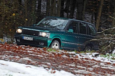 Range Rover 4.6 HSE, Seitenansicht, Wald