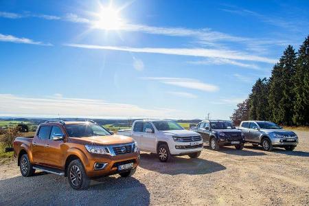 Isuzu D-Max, Mitsubishi L200, Nissan Navara, VW Amarok