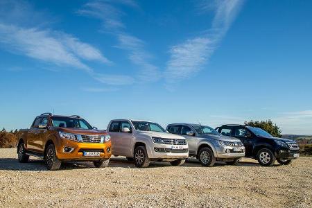Isuzu D-Max, Mitsubishi L200, Nissan Navara, VW Amarok