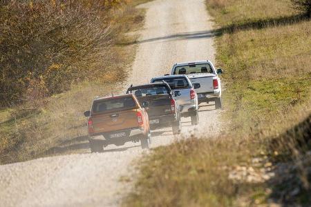 Isuzu D-Max, Mitsubishi L200, Nissan Navara, VW Amarok
