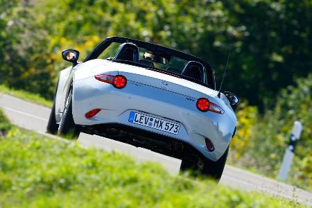 Mazda MX-5 Skyactiv-G 160, Heckansicht