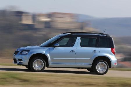 Skoda Yeti, Seitenansicht