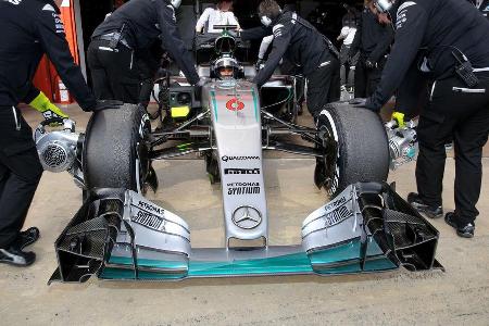 Mercedes W07 - Barcelona F1-Test 2016