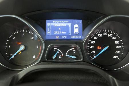 Ford Focus Turnier 1.6 TDCi, Cockpit, Rundinstrumente