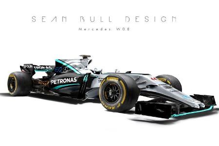 Mercedes - F1-Designs 2017 - Sean Bull - Formel 1