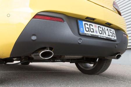 Opel Astra GTC 1.6 Turbo, Auspuff, Endrohr