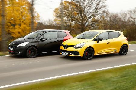 Peugeot 208 GTi 30th, Renault Clio R.S., Seitenansicht