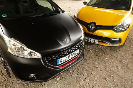 Peugeot 208 GTi 30th, Renault Clio R.S., Motorhauben