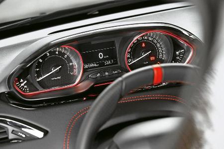 Peugeot 208 GTi 30th, Rundinstrumente