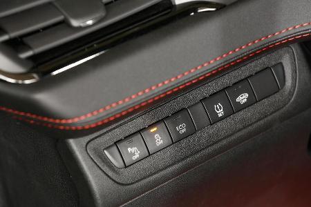 Peugeot 208 GTi 30th, Bedienelemente
