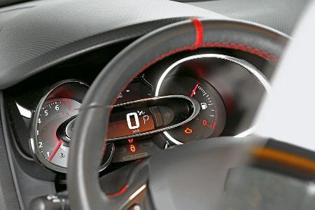 Renault Clio R.S., Anzeigeinstrumente