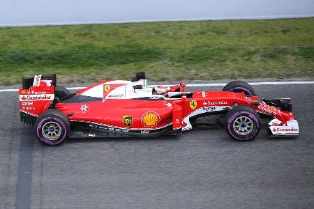 Kimi Rikknen - Ferrari - Formel 1-Test - Barcelona - 3. Mrz 2016