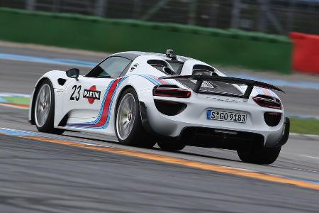 Porsche 918 Spyder, Heckansicht