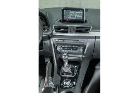 Mazda 3 Skyactiv-D 150, Mittelkonsole