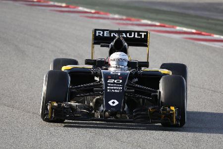 Kevin Magnussen - Renault - Barcelona - Formel 1-Test - 1. Mrz 2016