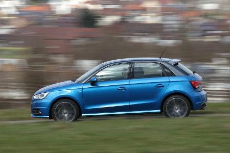 Audi A1 Sportback 1.4 TFSI, Seitenansicht