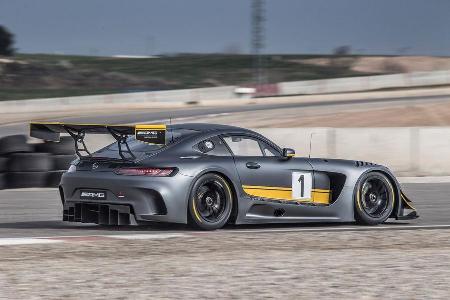 Mercedes AMG GT3, Seitenansicht