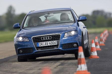 Als überaus durchzugskräftig erweist sich der A4 mit seinem 1,8-Liter-Vierzylinder-Turbo.