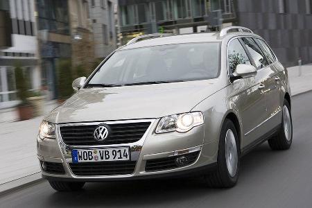 In 13,3 Sekunden erreicht der Passat Tempo 100.
