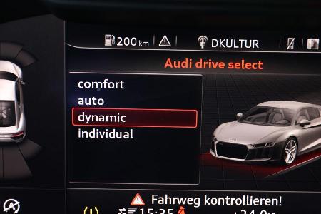 Audi R8 V10 Plus, Infotainment, Anzeige