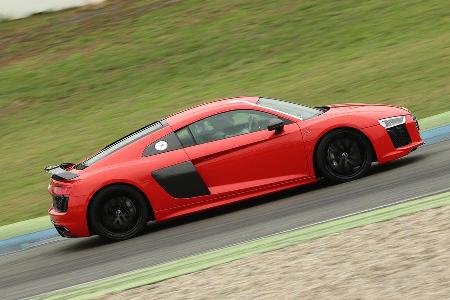 Audi R8 V10 Plus, Seitenansicht