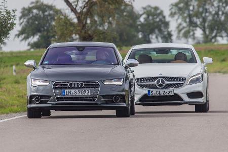 Mercedes CLS 500 4MATIC, Audi S7 Sportback