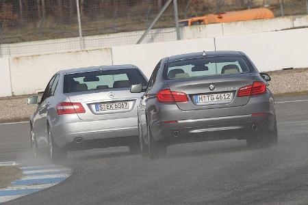 BMW 535i, Mercedes E 350 CGI