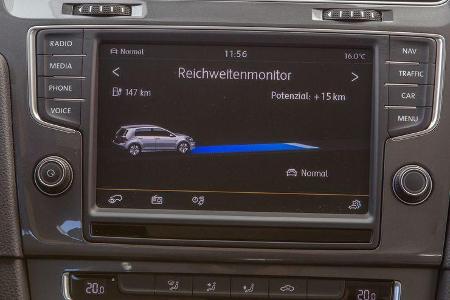 VW e-Golf, Anzeige, Monitor