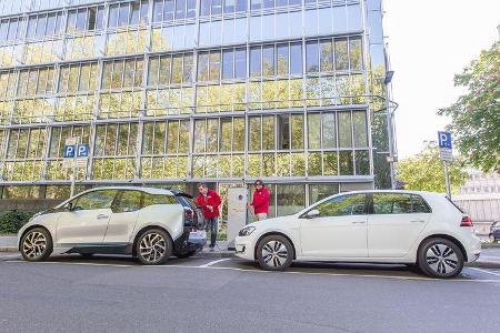 BMW i3, VW e-Golf, Seitenansicht