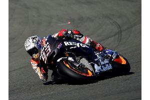 Weltmeister Márquez fährt mit MotoGP-Maschine Streif hinauf