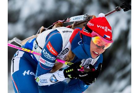 Biathlon: Dahlmeier verliert Gelb an Koukalova