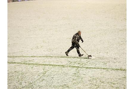 Schnee in Italien: Spiel in Pescara abgesagt