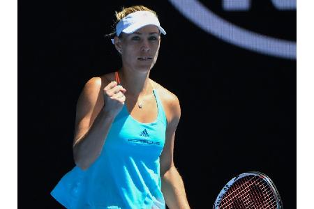 Melbourne: Kerber nach klarem Erfolg im Achtelfinale