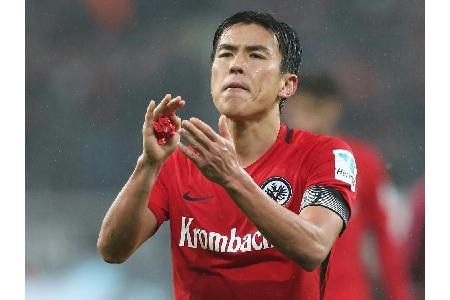 Elfer-Versager des Tages: Makoto Hasebe (Eintracht Frankfurt)