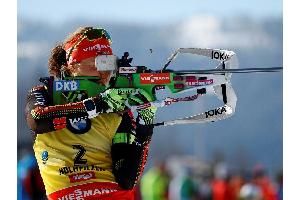 Biathlon-WM: Dahlmeier holt im Massenstart historisches fünftes Gold
