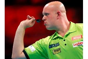 Van Gerwen wirft zwei Neun-Darter in einem Match