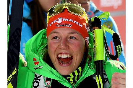 Dahlmeier stürmt im WM-Sprint von Hochfilzen zur Silbermedaille