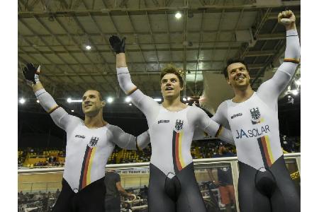 Siege für Bahnrad-Teams in Cali